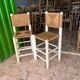 2 tabouret artisanal fait main 100cmx30cmx30cm