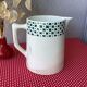 Pitcher Digoin Dassary art deco green