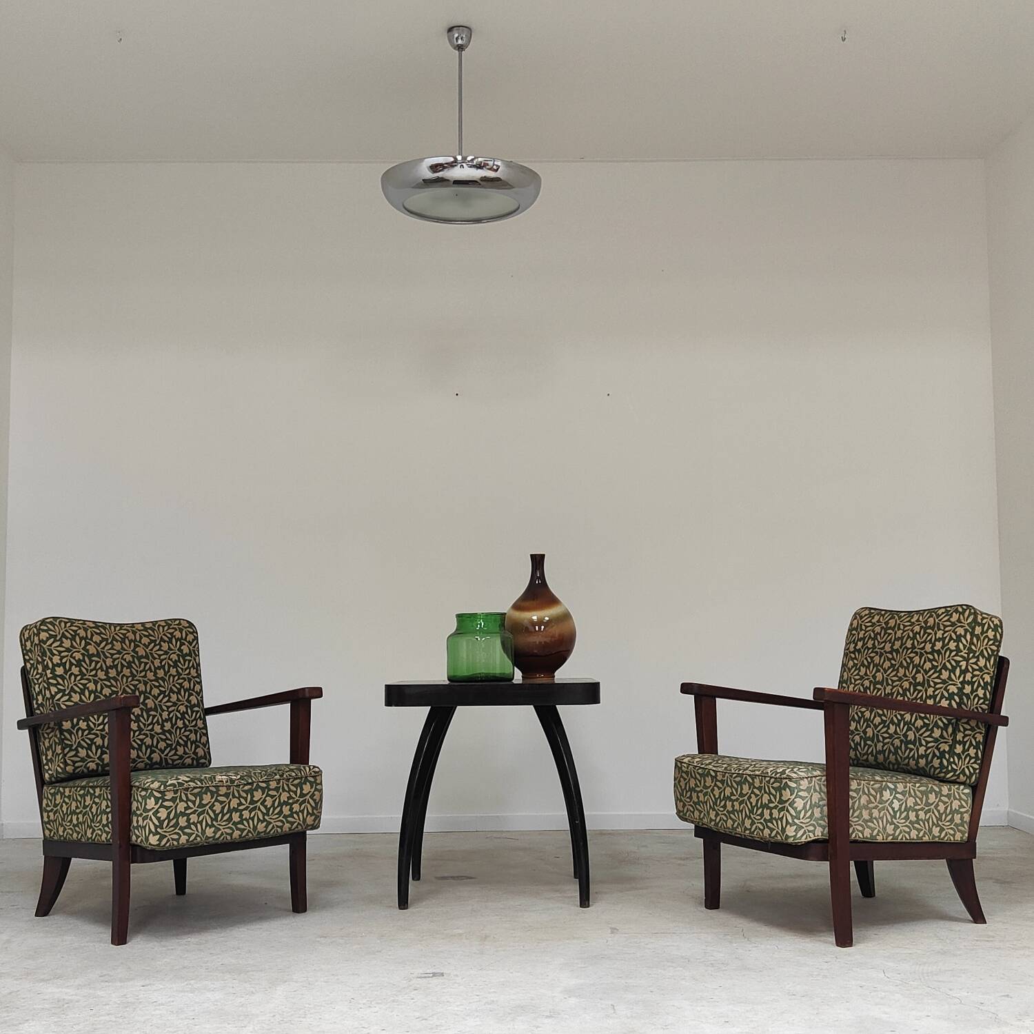 Pair of art deco Ziara pravenec armchairs