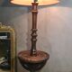 Lampadaire en bois massif 1930