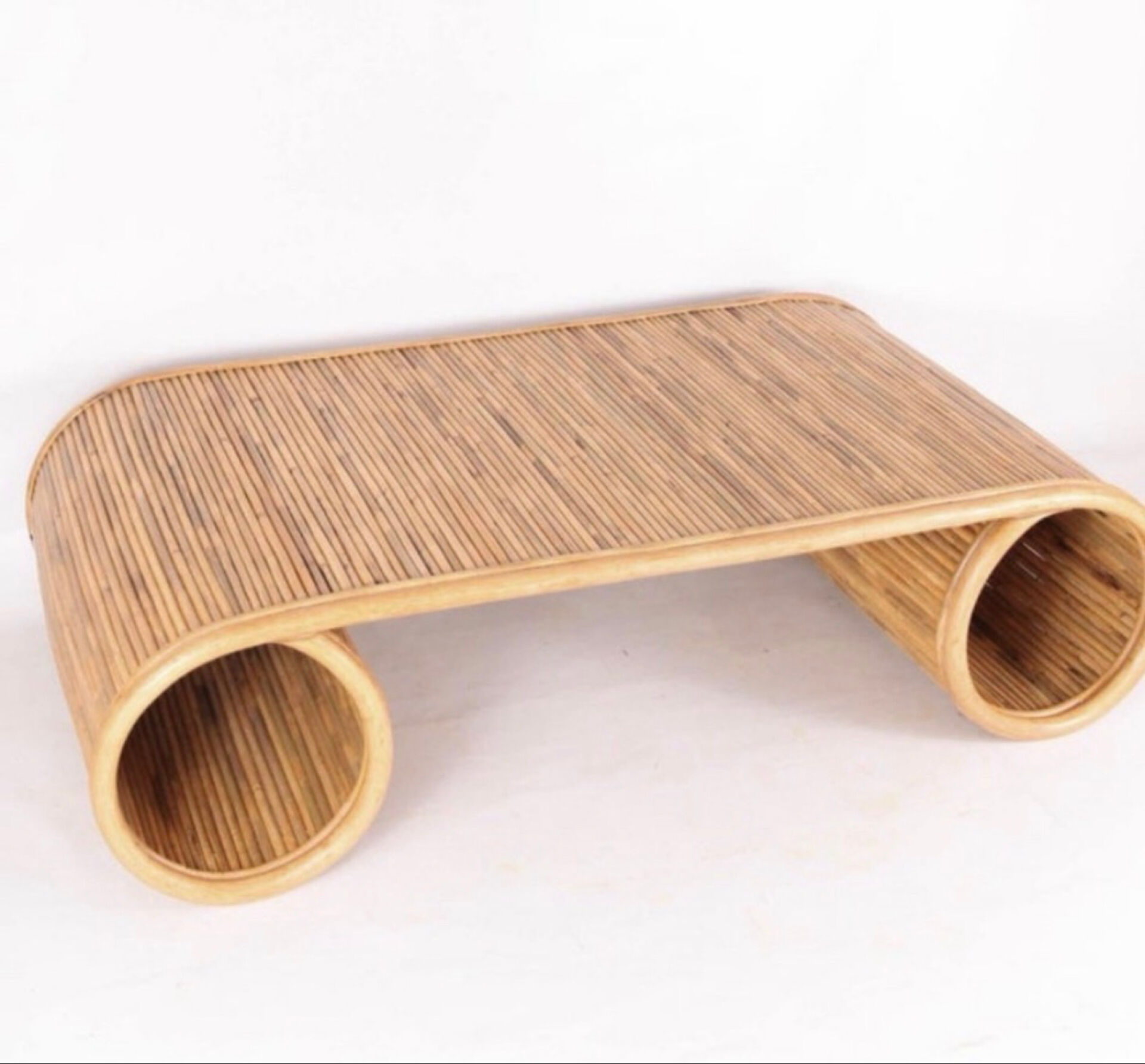 Rattan coffee table