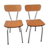 Lot of 2 formica chairs