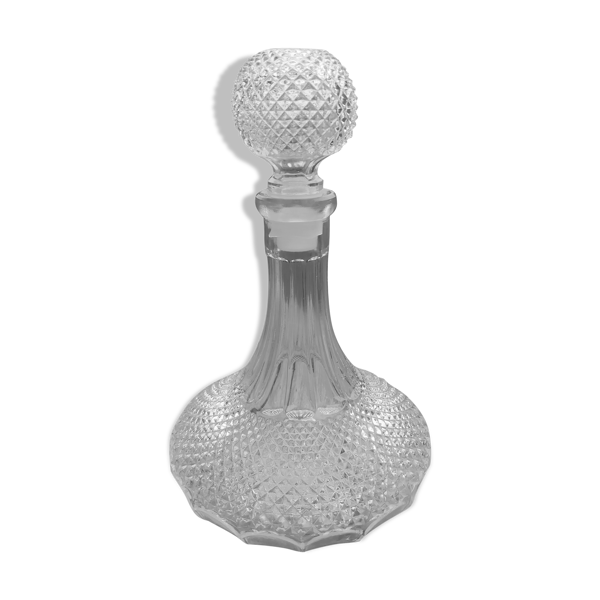 Carafe à décanter en verre pointe de diamant