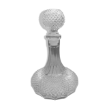 Diamond tip glass decanter