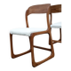 Paire de chaises Baumann traîneau