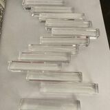 Box of 12 minimalist crystal knife holders