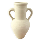 White terracotta jar
