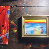 Small abstract painting