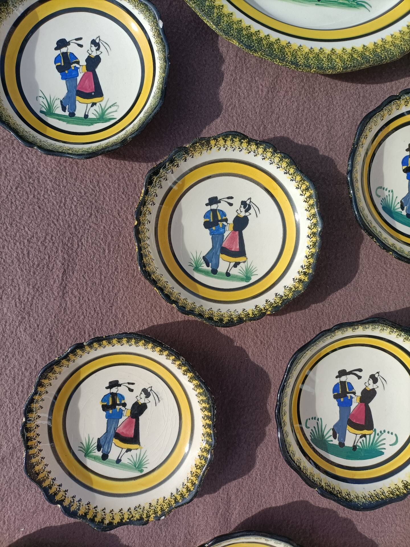 Henriot Quimper bowls
