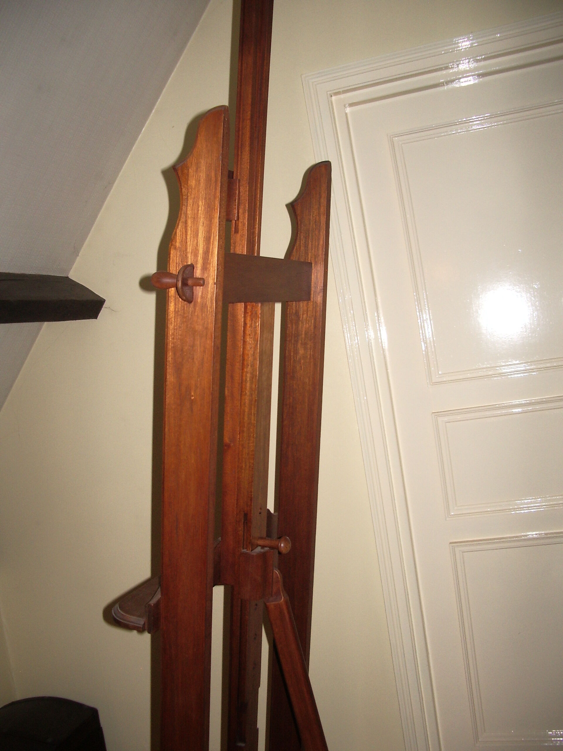 Painter's skate easel