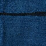 Mid Century Modern Blue Vintage Rug, 147x222Cm