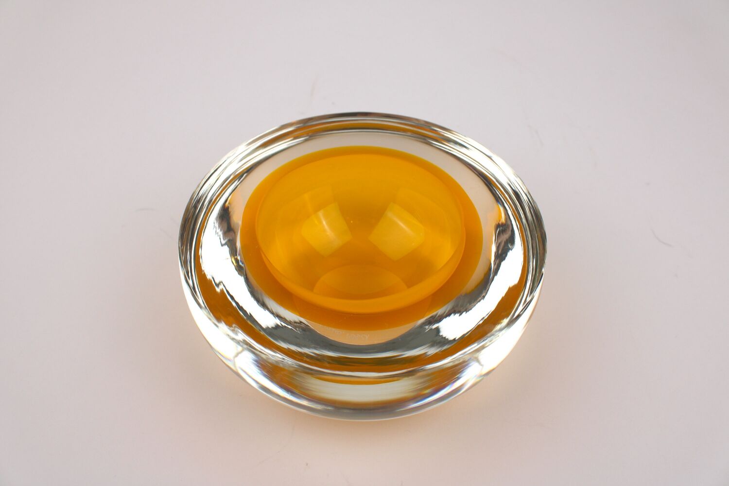 Bol en verre De Majo Murano Italie années 1990