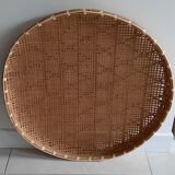 Rattan tray for wall decoration
