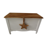 Vintage chest with grey patina