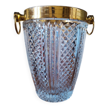 Seau à champagne en cristal