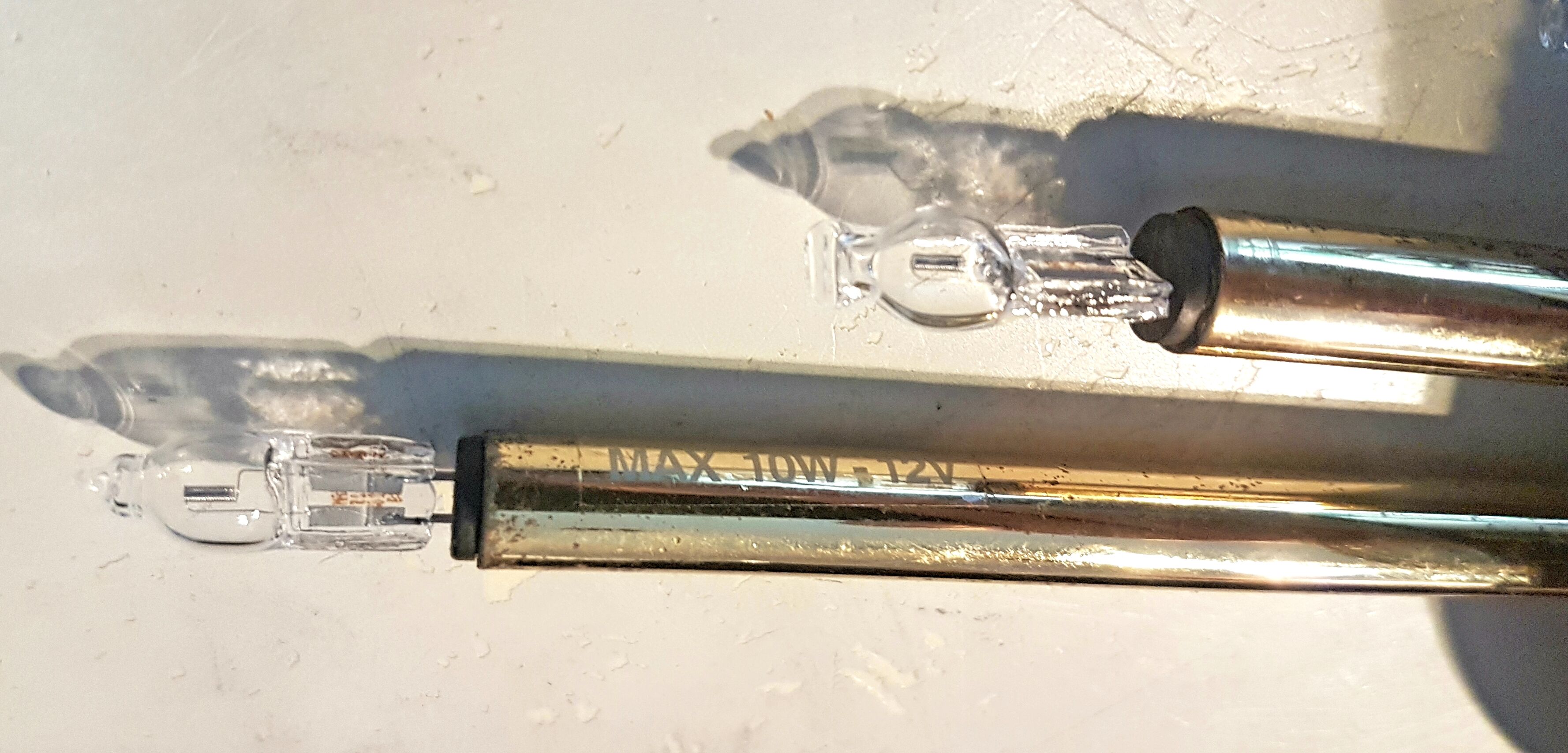 Modernist 1980s glamour mirror glass and gold wall lamps lights sconces Hollywood Regency mid centur