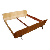 Vintage design double bed, 50s 60s