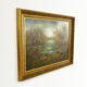 Great oil on canvas by Jeanne Piquemal. Ariegean painter. Year 50 70