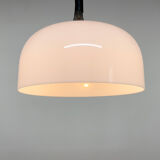 Mid Century White Pendant by Harvey Guzzini for Meblo, Italy