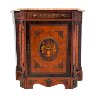 Inlayed cabinet commode, Italy, 1860s