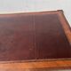 Louis XVI flat desk in mahogany veneer and rosewood, 18th century.