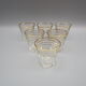 Lot of 6 vintage liqueur glasses 50's