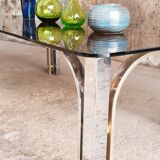 Glass coffee table