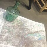 Lyon topographic geography map IGN 1980