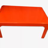 Table basse orange 60's - 70's Gilac