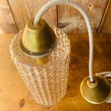 Glass and brass suspension.