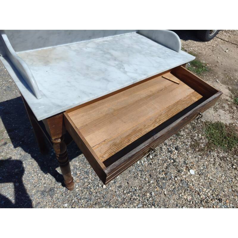 White marble dressing table