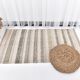 Tapis rose pastel, petit tapis en laine beige, tapis kilim pour l'entrée.