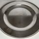 Circular pewter dish