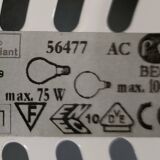 Brilliant luminaires - Vintage pendant light in white lacquered metal - 80s