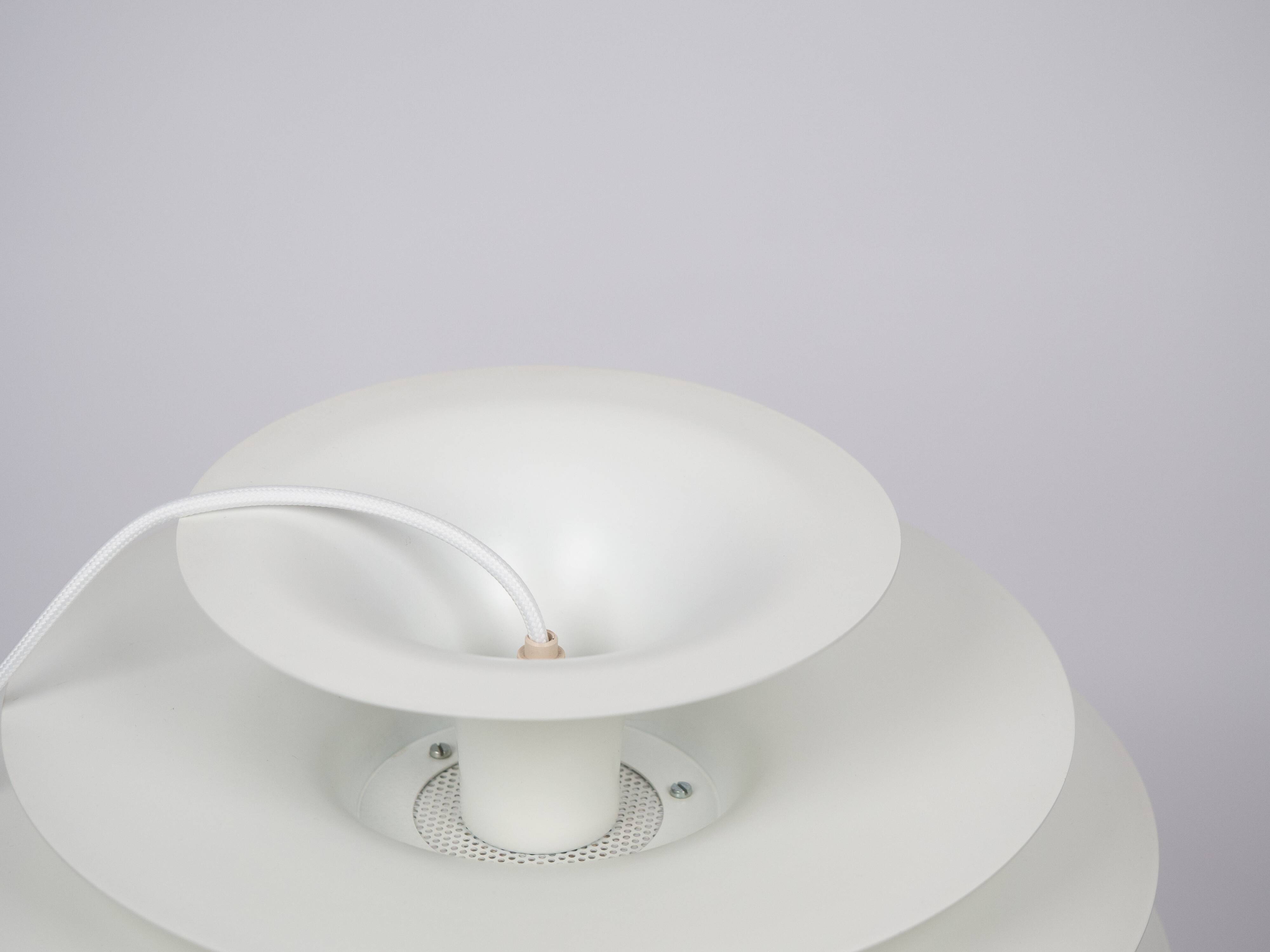 Danish vintage pendant lamp Barcelona by Bent Karlby, Lyfa, 1960s