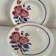 6 antique deep plates K & G Lunéville – Régine model, 1960s
