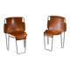 Stackable chairs by Raoul Guys, France 1950s