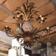 Lustre Ananas - Hans Kögl 1970 - Hollywood Regency