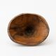 Sculptural modernist pitcher / vase made from solid monoxyle wood, Alexandr style.