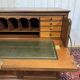 Commode secrétaire anglaise 19ème en acajou