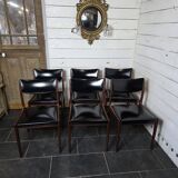 6 vintage rosewood chairs from the 60s