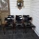 6 vintage rosewood chairs from the 60s