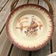 Flat decoration porcelain boat Moulin des loups