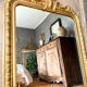 Louis-Philippe antique gilded mirror 19th century