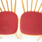Set of four dining chairs/Tatra Pravenec, 1970's.