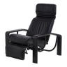 Chaise longue en cuir