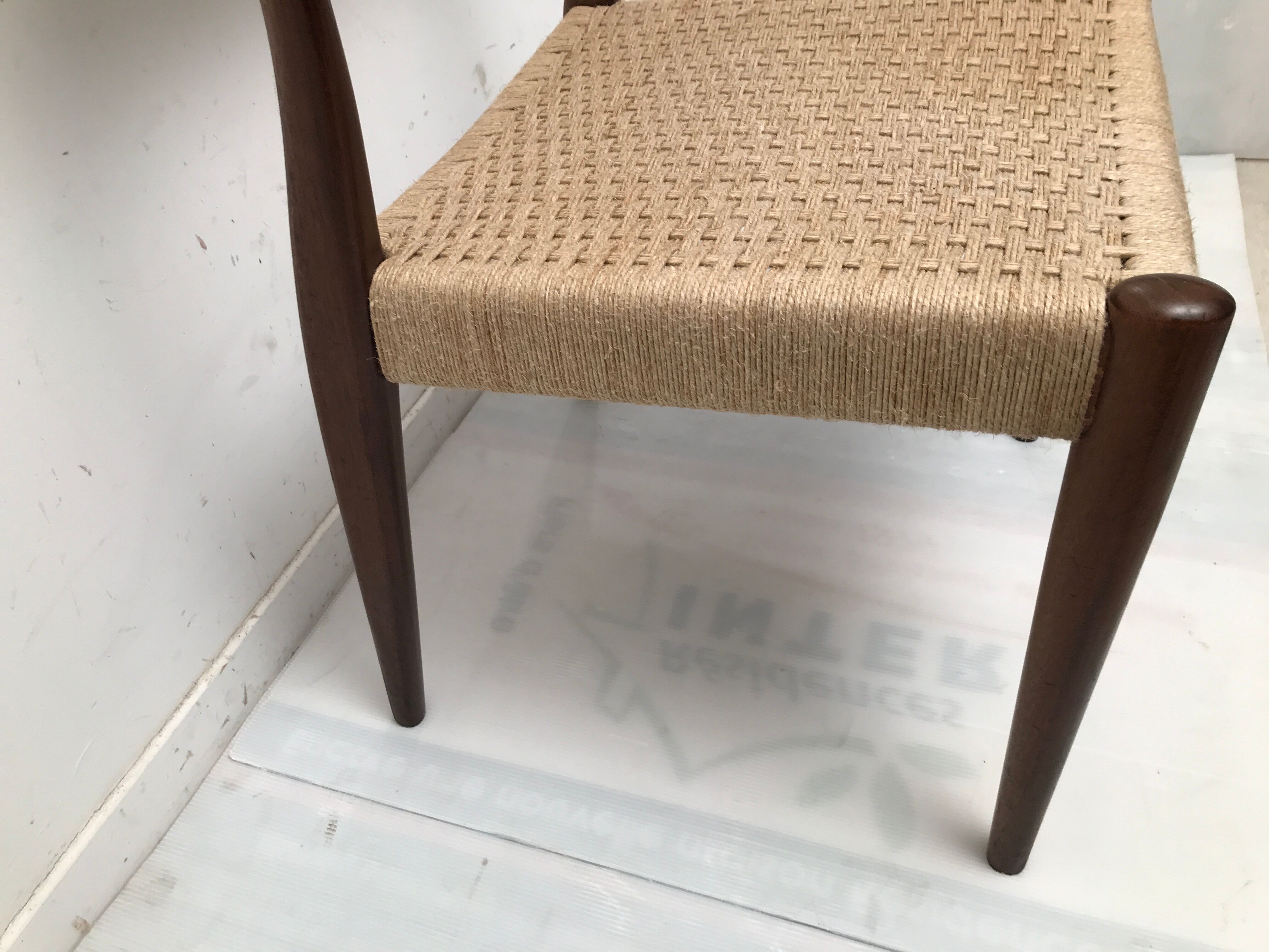 Pair of danish scandinavian chair dating from the 50