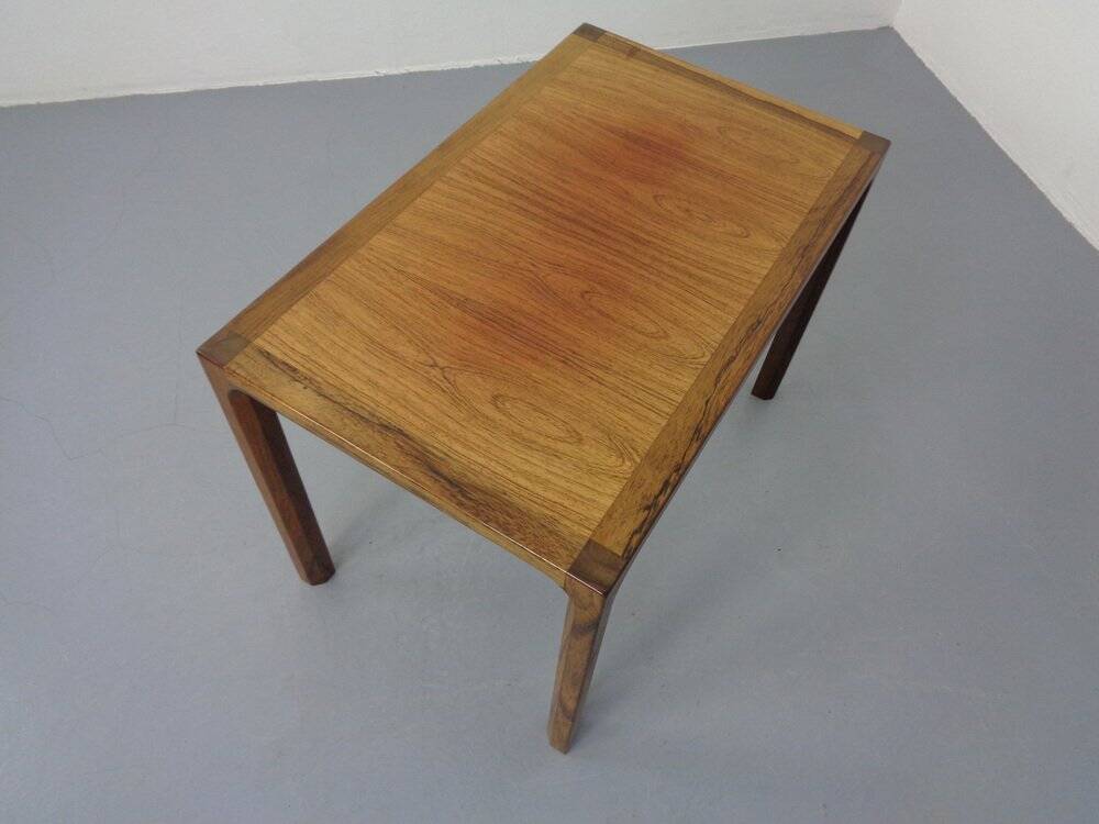 Danish Side Table in Rosewood, 1960s