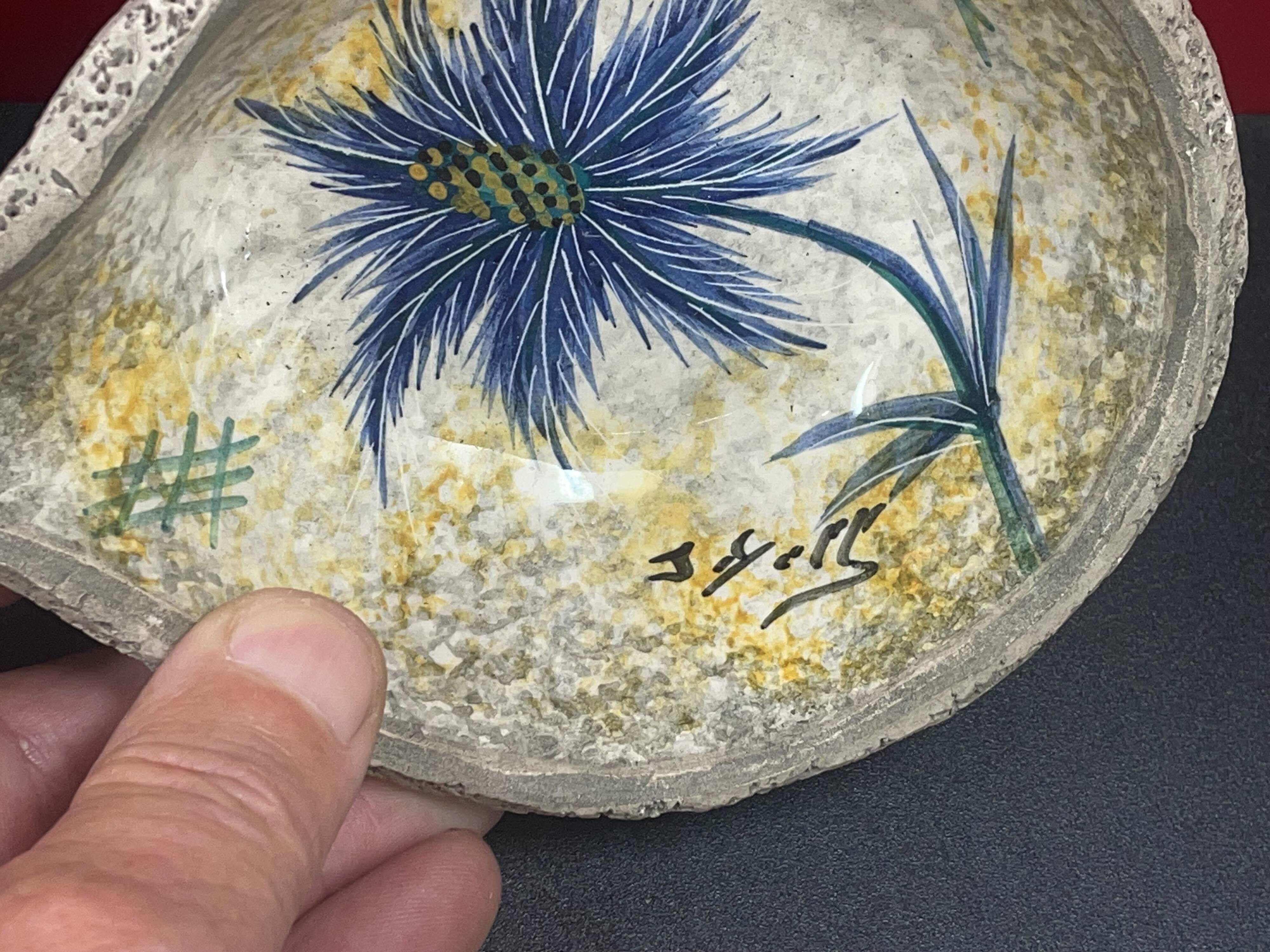 Vallauris ceramic by J. YELL, set of 2 - (9 to 15 cm)