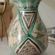 Spanish enamelled terracotta vase PUNTER 1960